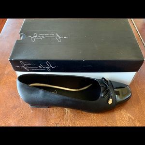 Hush Puppies Black Heeled Flats